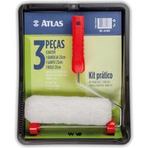 Kit De Pintura Parede 3 Peças Bandeja Garfo Rolo 23Cm Atlas