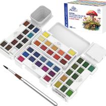 Kit de pintura PHOENIX Twist 48 cores para artistas em aquarela Kit de pintura PHOENIX Twist 48 cores para artistas em aquarela