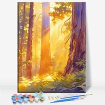 Kit de Pintura por Números Aeontinity 40x30 cm com Tela Kit de Pintura por Números Aeontinity 40x30 cm com Tela