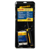 Kit de pintura Purdy Jumbo Mini 11cm com pincel, rolo e bandeja Kit de pintura Purdy Jumbo Mini 11cm com pincel, rolo e bandeja