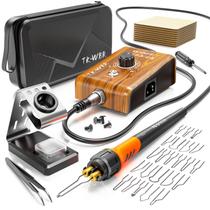Kit de Pirografia AOUTK DIY - Temperatura Ajustável (200-750°C)