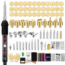 Kit de Pirografia PHCODLAN 163 Peças com Temperatura Ajustável 110V Kit de Pirografia PHCODLAN 163 Peças com Temperatura Ajustável 110V