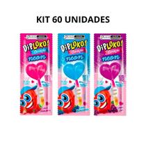 Kit de Pirulitos Amor Coração para Lembrancinha 2 Displays Kit de Pirulitos Amor Coração para Lembrancinha 2 Displays