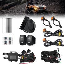 Kit de pisca-pisca KEMIMOTO UTV com buzina Plug & Play Polaris Can-Am Kit de pisca-pisca KEMIMOTO UTV com buzina Plug & Play Polaris Can-Am