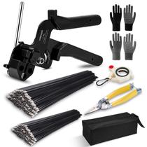 Kit de pistola Cable Tie Krenzia ajustável em aço inoxidável