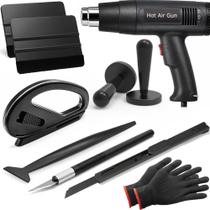 Kit de Pistola de Ar Quente Spanno Tools com Espátulas para Envelopamento de Vinil e Estilete