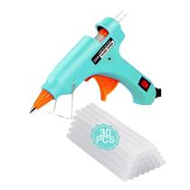 Kit de Pistola de Cola Quente OUREPOCA Mini com 30 Bastões Kit de Pistola de Cola Quente OUREPOCA Mini com 30 Bastões