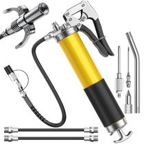 Kit De Pistola De Graxa Profissional De 14 Oz Para Serviço Pesado 8000 PSI Com Empunhadura De