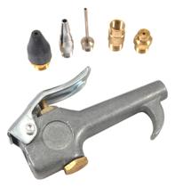 Kit de pistola de sopro Forney 75529 Pistola pneumática com 4 bicos Kit de pistola de sopro Forney 75529 Pistola pneumática com 4 bicos