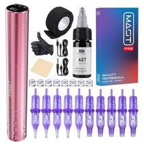 Kit de pistola de tatuagem Mast Tour Fly Slim Máquina de caneta de tatuagem sem fio Kit de pistola de tatuagem Mast Tour Fly Slim Máquina de caneta de tatuagem sem fio