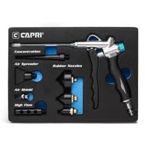 Kit de Pistolas de Sopro Air Blow Capri Tools Bidirecionais - 8 Bicos