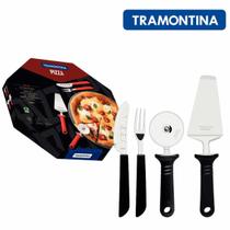 Kit de Pizza Tramontina Faqueiro 14 Peças Aço Inoxidável Kit de Pizza Tramontina Faqueiro 14 Peças Aço Inoxidável