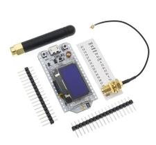Kit De Placa De Desenvolvimento LoRa SX1276 SX1278 ESP32 Bluetooth WIFI Com Display OLED Azul De Kit De Placa De Desenvolvimento LoRa SX1276 SX1278 ESP32 Bluetooth WIFI Com Display OLED Azul De