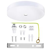 Kit de Placa de Techo Arturesthome de 7" Blanco con Herrajes