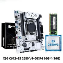 Kit De Placa-Mãe Para Jogos Com CPU Xeon E5 2650 V3, 16GB DDR4 2133MHz, NVME PCIE3.0 SATA Para