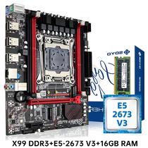 Kit De Placa Mãe SOYO X99 Com CPU Intel Xeon E5 2673 V3 E 16GB De RAM ECC M2 NVME Para Computador