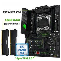 Kit De Placa Mãe X99 LGA2011-3 Com CPU Xeon E5 2690 V3, RAM DDR4 16GB 2666MHz, TPM 2.0 MACHINIST