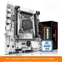Kit De Placa Mãe X99-W Com CPU Xeon E5 2640 V4 LGA2011-3, 16GB De RAM DDR4 2133MHz, NVME M.2 SATA