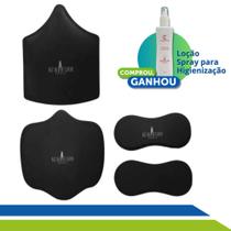 Kit de Placas Lipoaspiração Lipo HD Abdominoplastia Semi Rígidas Abdômen Flancos Laterais e Costas New Form