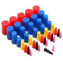 Kit De Plugue Cônico De Borracha De Silicone De Alta Temperatura 40pcs 16 a 34 Polegadas Acessórios