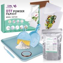 Kit de pó de filme de transferência DTF GO2CRAFT 500g para camiseta Kit de pó de filme de transferência DTF GO2CRAFT 500g para camiseta