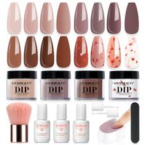 Kit de pó para imersão para unhas AZUREBEAUTY Floral Starter com flores secas Kit de pó para imersão para unhas AZUREBEAUTY Floral Starter com flores secas