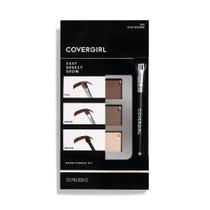 Kit de pó para sobrancelhas COVERGIRL Easy Breezy com pincel, livre de crueldade