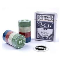 Kit de Poker Completo 54 Cartas e 80 Fichas