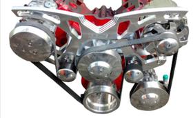 Kit De Polias Billet Serpentine V8 Ford Maverick Kit De Polias Billet Serpentine V8 Ford Maverick