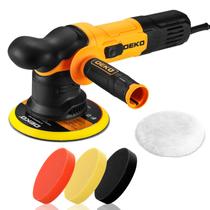 Kit de polidor de amortecedor de carro DEKOPRO 6" de ação dupla de 6 velocidades