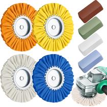 Kit de polimento Amylove 8 Airway Buffing Wheel, alumínio de 8 polegadas