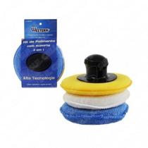 Kit de Polimento Automotivo 3 em1 c/Suporte Western Car-03 Kit de Polimento Automotivo 3 em1 c/Suporte Western Car-03