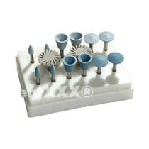 Kit De Polimento De Borracha De Silicone 2.35mm 14 Peças Para Polimento De Porcelana, Resina E