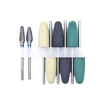 Kit De Polimento De Resina E Acrílico Com 6 Peças De Polidores De Borracha De Silicone E 2 Peças De