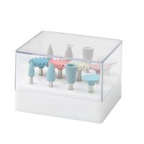 Kit de Polimento Dental com 12 Pontas de Borracha e Resina