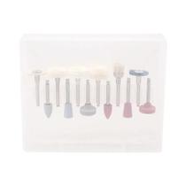 Kit de Polimento Dental de Baixa Velocidade (12 Peças) - 235mm - Para Porcelana, Composta e Dentes Naturais