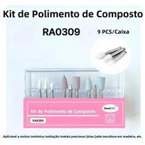 Kit De Polimento E Lixamento De Resina De Baixa Velocidade Ra0309 Cabeça De Moagem Composta Kit De Polimento E Lixamento De Resina De Baixa Velocidade Ra0309 Cabeça De Moagem Composta