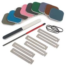 Kit de polimento e polimento Fret End StewMac Rough Fret Smooth Kit de polimento e polimento Fret End StewMac Rough Fret Smooth