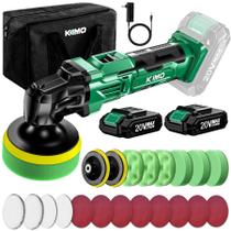 Kit de Polimento Sem Fio KIMO 20V - 6 Velocidades, 6000 RPM, 25 Peças