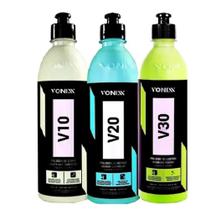 Kit De Polimento V10 + V20 + V30 Vonixx