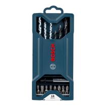 Kit De Pontas E Brocas Bosch Mini X-Line 15 Peças