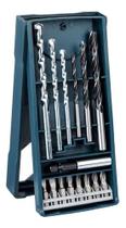 Kit De Pontas E Brocas Bosch Mini X-line Com 15 Peças Nf