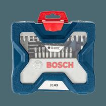 Kit de Pontas e Brocas Bosch X-Line 43 pçs