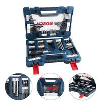 Kit de Pontas e Brocas em Titânio Bosch Com 91 unidades