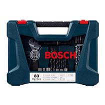 Kit de Pontas e Brocas em Titânio Bosch V-Line 83 Peças Kit de Pontas e Brocas em Titânio Bosch V-Line 83 Peças