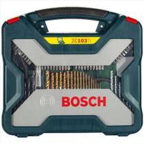 Kit de Pontas e Brocas em Titânio Bosch X-line 103 Peças - Bosch