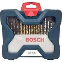 Kit de pontas e brocas em titânio x-line 30 pçs bosch