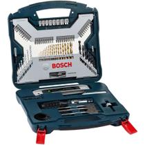 Kit de Pontas e Brocas em Titânio X-Line com 100 Peças - BOSCH