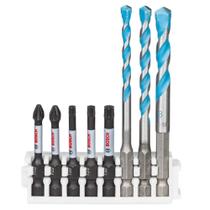 Kit De Pontas E Brocas Multi Construction Bosch 8 Peças