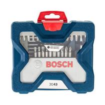 Kit de pontas e brocas x-line 43 pçs bosch